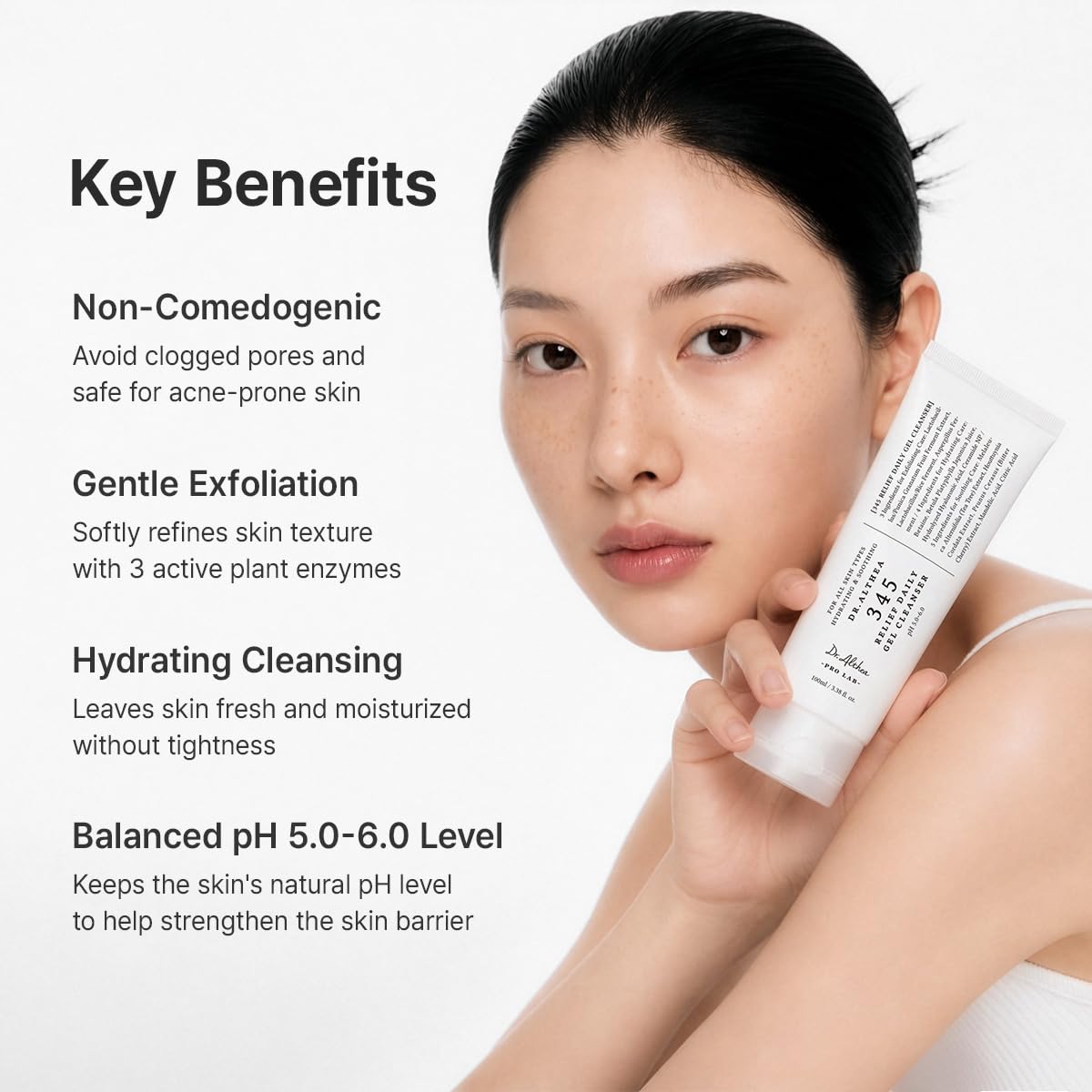 Dr.Althea 345 Relief Cream | Daily Face Moisturizer | Blemish Relief Care | Soothing Recovery & Moisture with Niacinamide, Panthenol | Korean Vegan Skin Care for All Skin Types | 1.7 Fl Oz (Pack of 2)